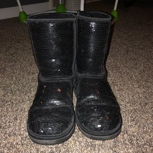 Black sequins UGGs